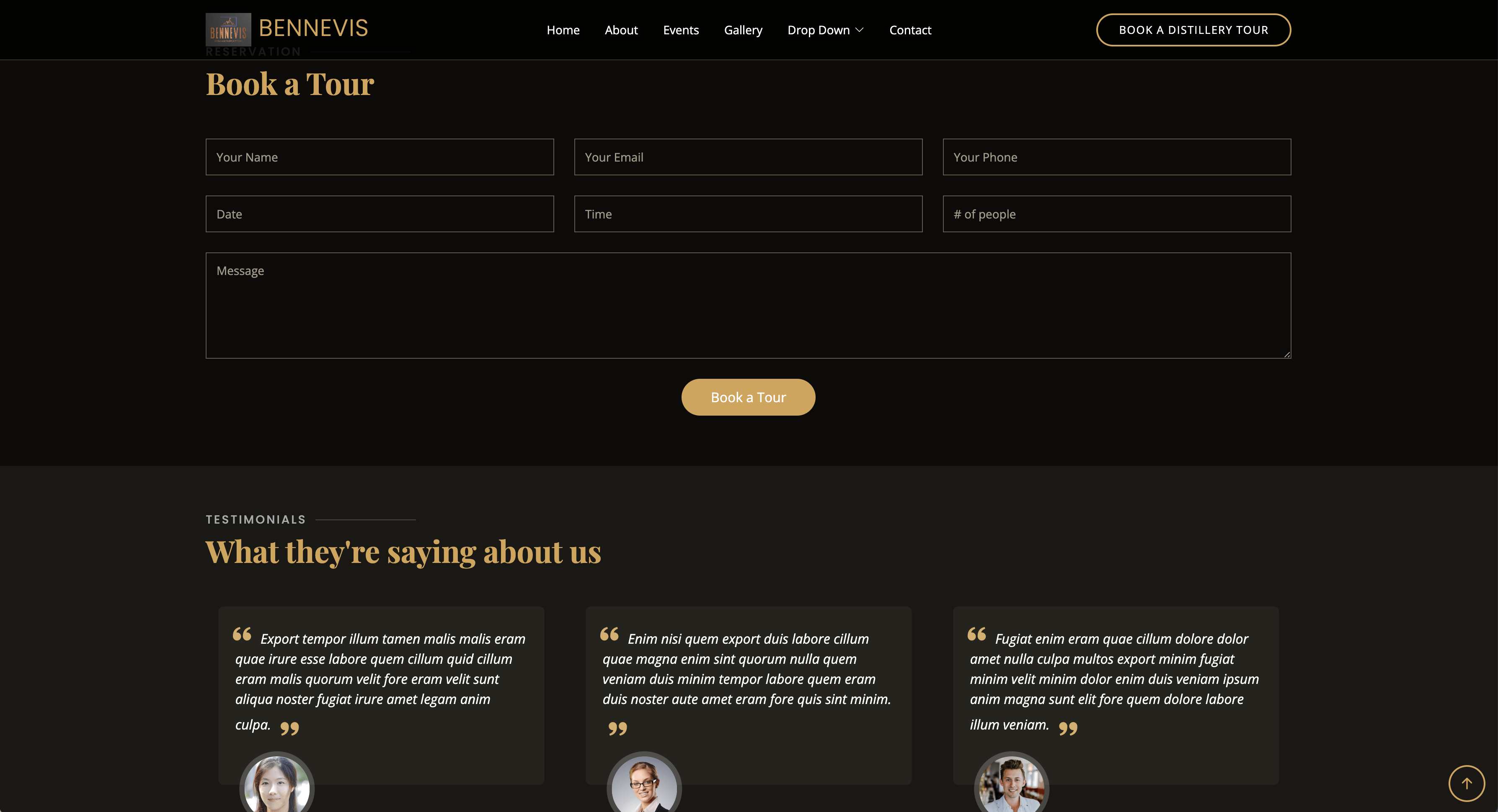 BenNavis Unternehmens-Website